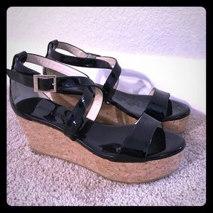 👠 SOLD! 👠 Jimmy Choo Portia Wedge Sandals